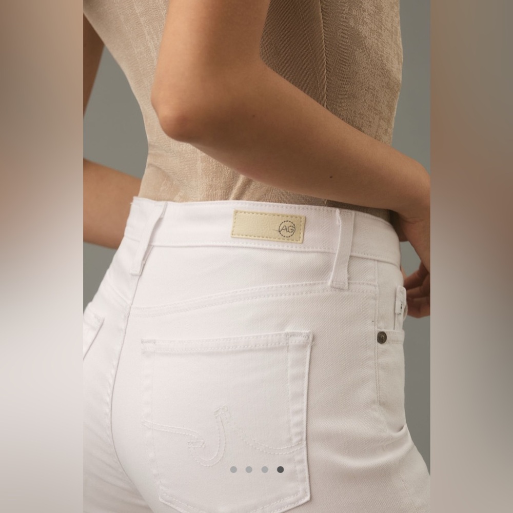 NWT Anthro AG Adriano Goldschmied Mari Crop High-Rise Straight-Leg Jeans 28 - Picture 4 of 8